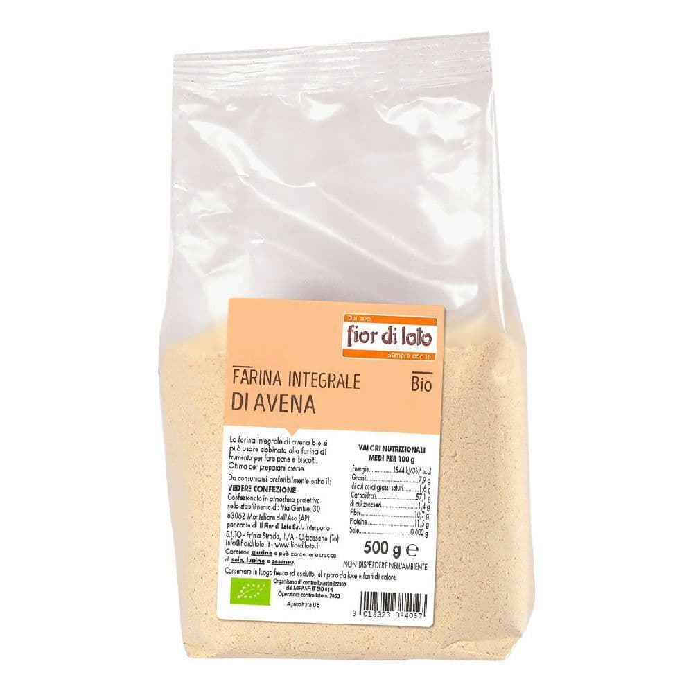 Harina de Avena Integral Finestr – Bolsa de 500 g