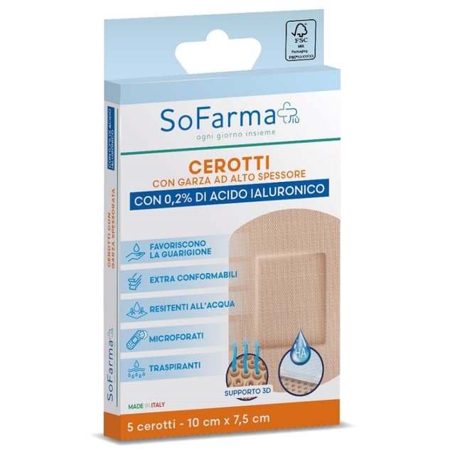 Cicatriz Apósito para Heridas 10x7,5 cm – 5 unidades