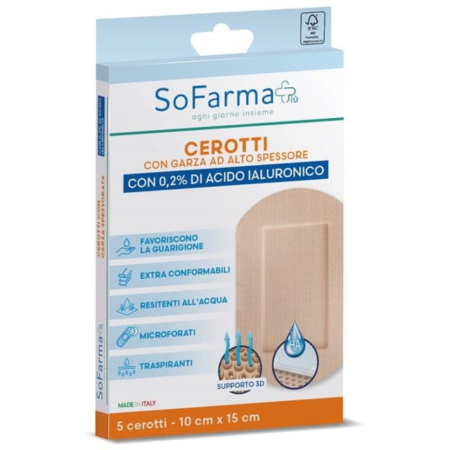 Cicatriz Apósito para Heridas 10x15 cm – 5 unidades