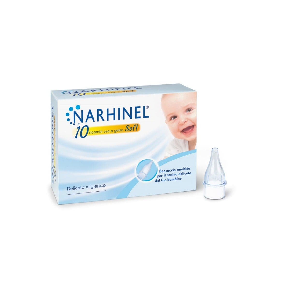 Narhinel Boquillas de Recambio Soft – 10 unidades