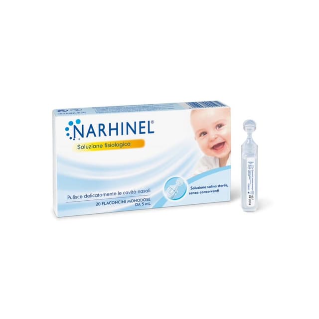 Narhinel Solución Salina – 20 ampollas de 5 ml