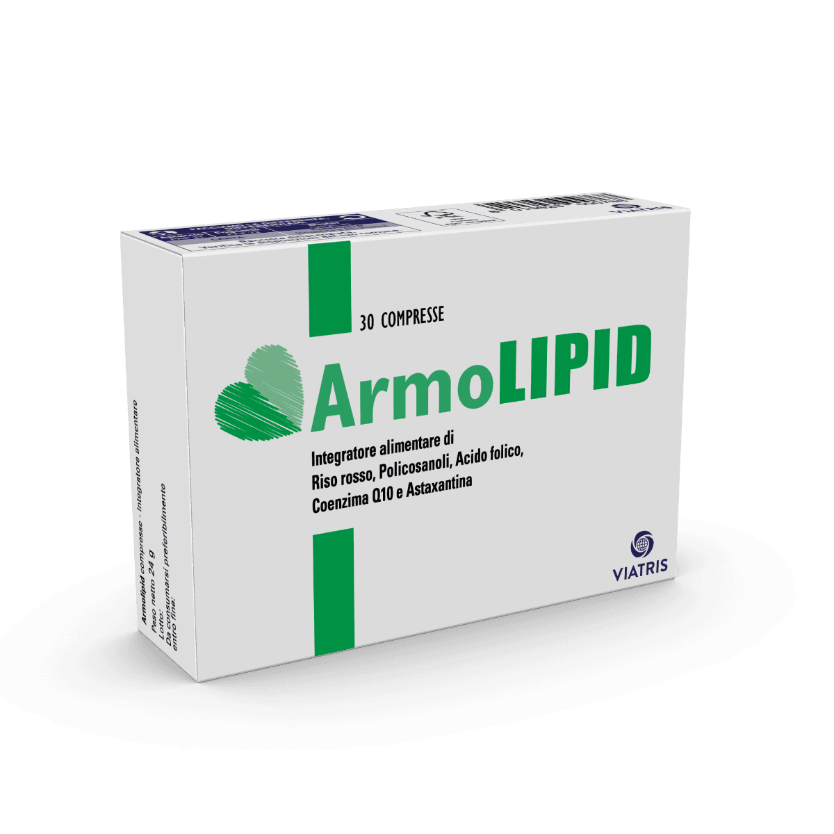Arroz rojo 160 mg + Astaxantina – 30 comprimidos | Armolipid Integ