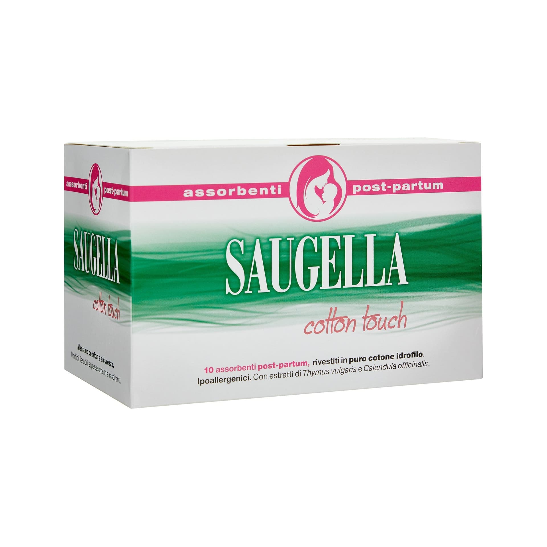 Saugella After Care Post Partum – 10 toallitas íntimas