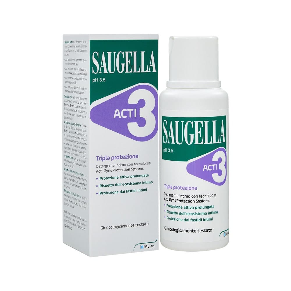 Saugella Acti3 Gel Íntimo – 250 ml