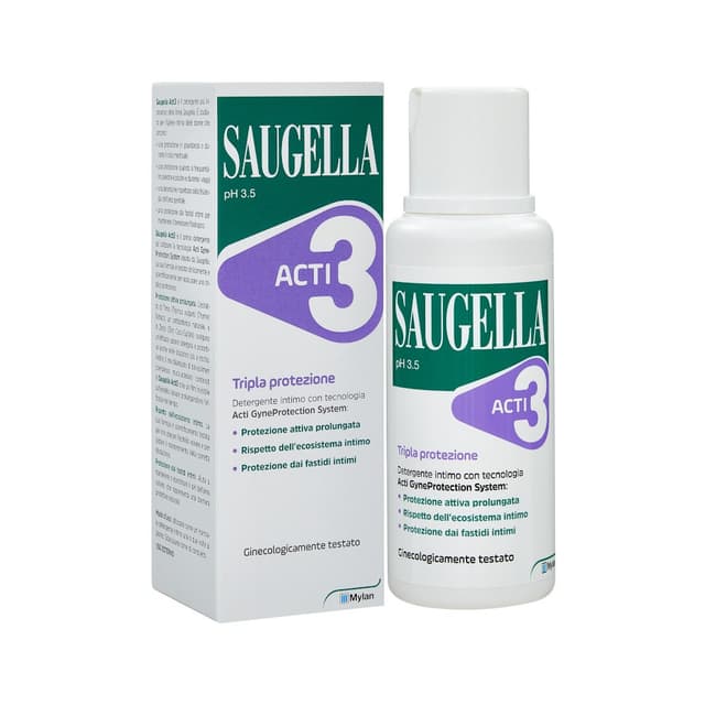 Saugella Acti3 Gel Íntimo – 250 ml