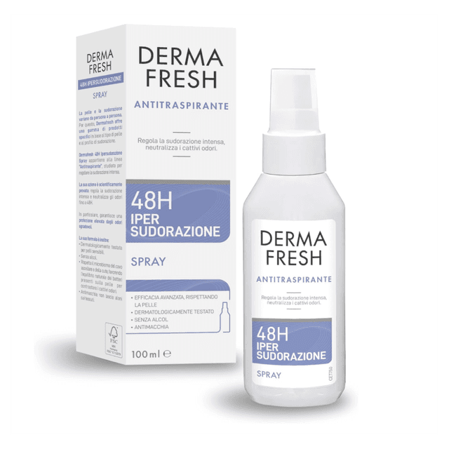 Dermafresh 48H Hipersudor Spray – Antitranspirante