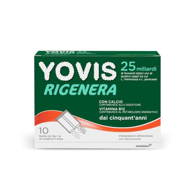 Probióticos con bacterias del ácido láctico + Calcio y Vitamina B12 – 10 sobres | Yovis Ri