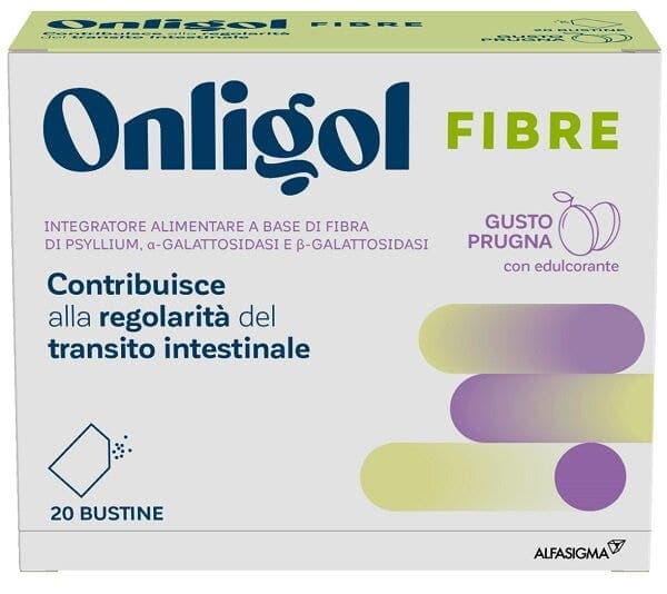 Cáscara de psyllium – 20 sobres | Onligol Fibre Ciruela