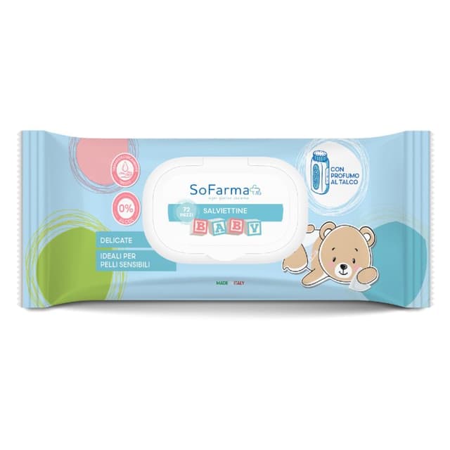 Talco Baby Toallitas Húmedas – 72 unidades