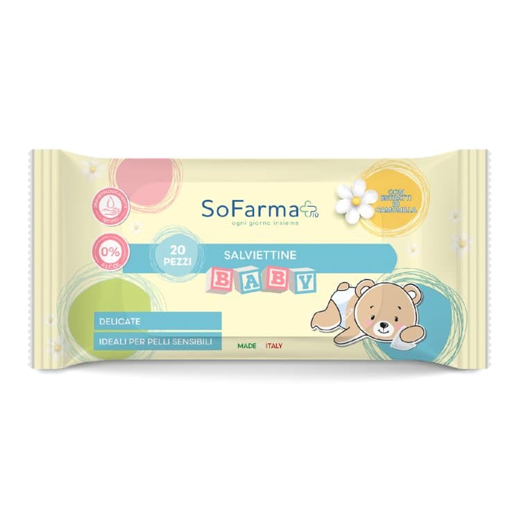 Camomila Baby Toallitas Húmedas – 20 unidades