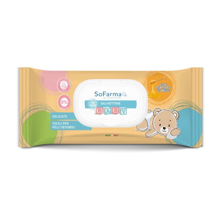 Miel Baby Toallitas Húmedas – 72 unidades