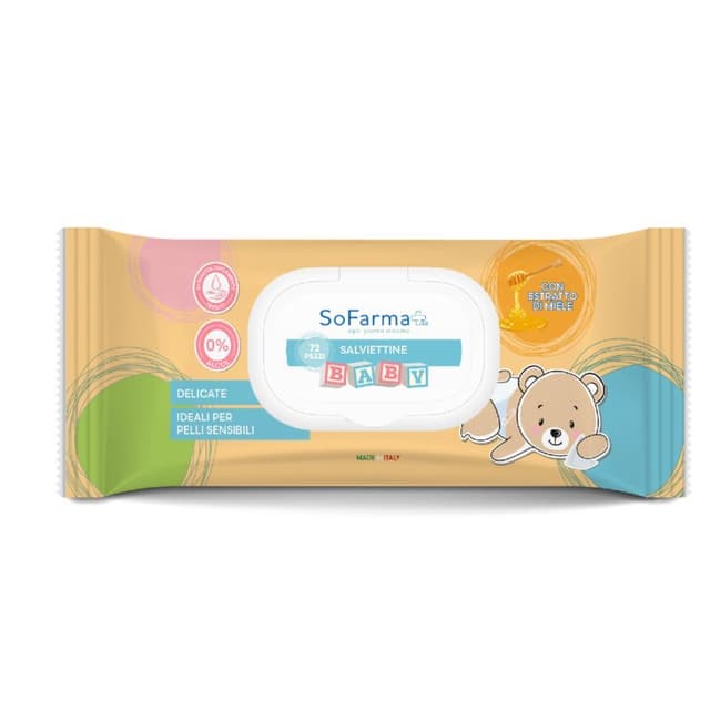 Miel Baby Toallitas Húmedas – 72 unidades
