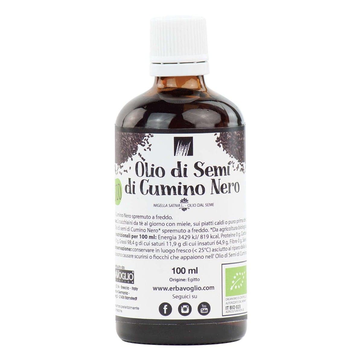 Aceite de Comino Negro Bio – Complemento alimenticio