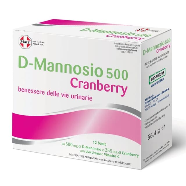 Matt Pharma D-Mannose 500 mg – 12 sobres