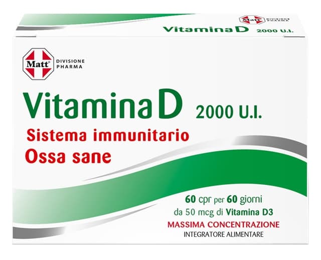 Matt Pharma Vitamina D – 60 comprimidos