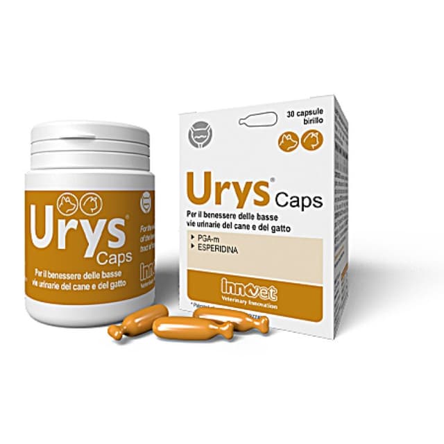 Urys – 30 cápsulas complemento alimenticio para perros y gatos
