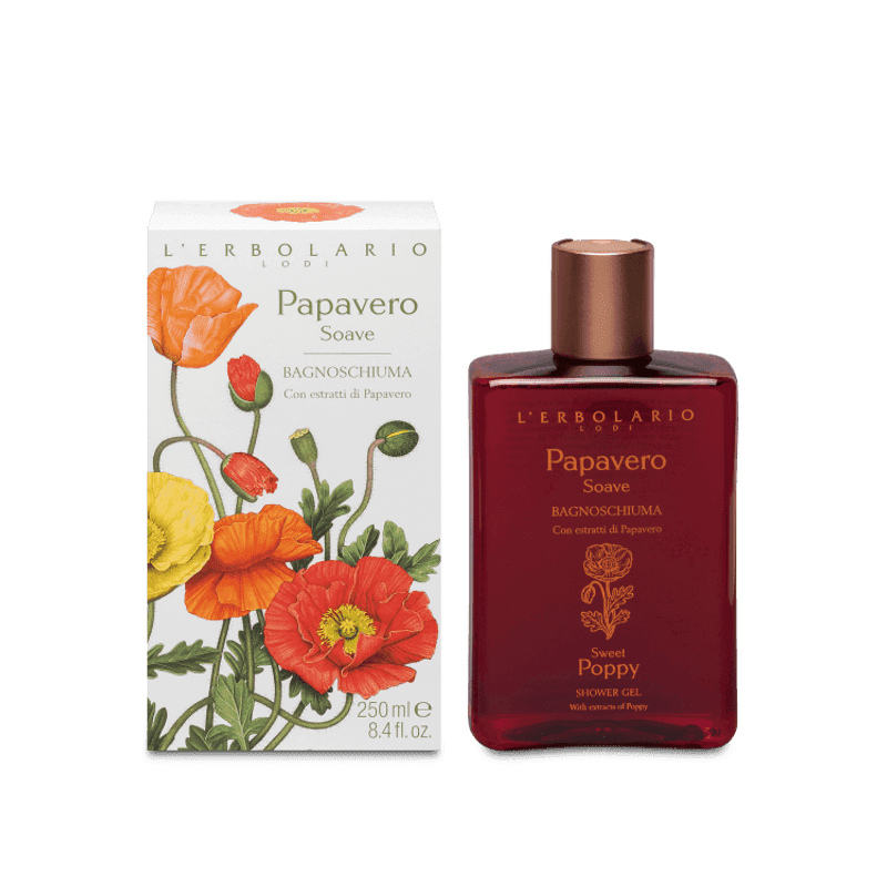 L'Erbolario Papaver Baño Suave – Aceite de Baño – 250 ml