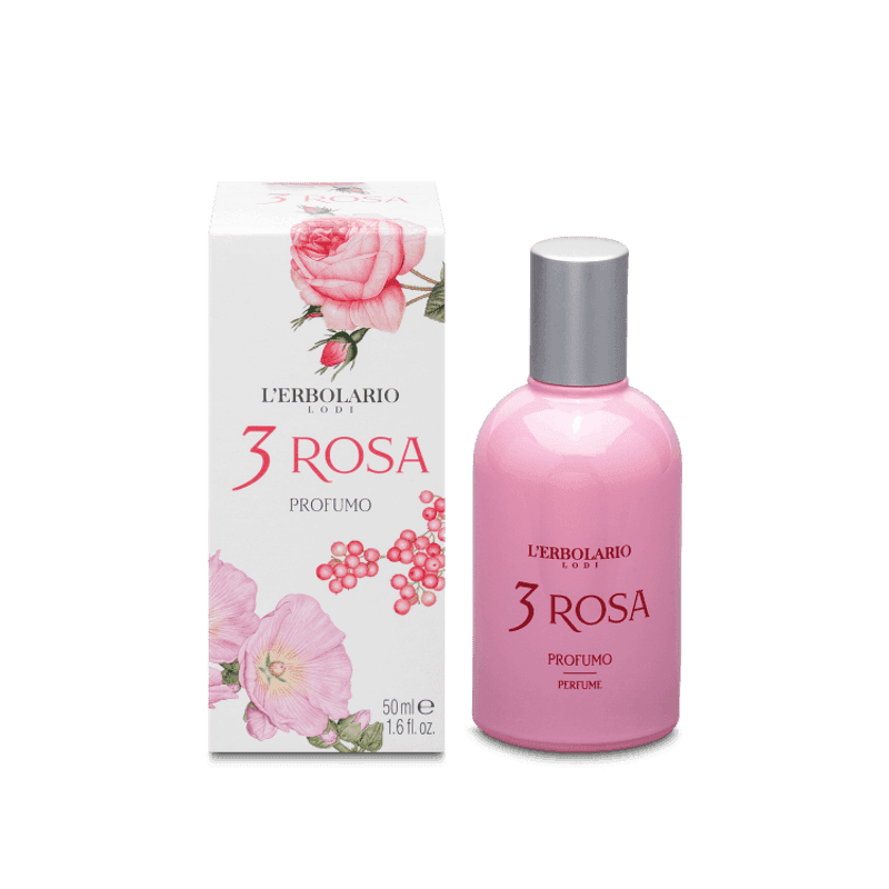 L'Erbolario Tre Rose Agua de Perfume – 50 ml