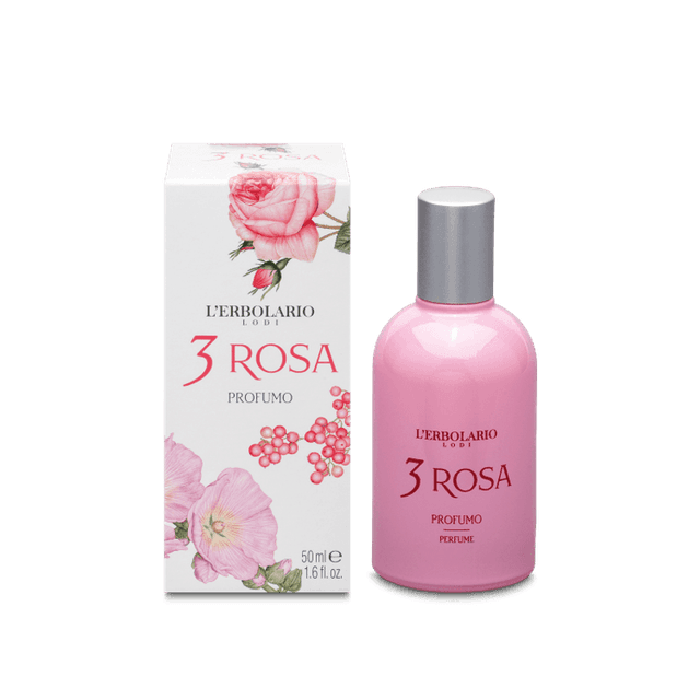 L'Erbolario Tre Rose Agua de Perfume – 50 ml