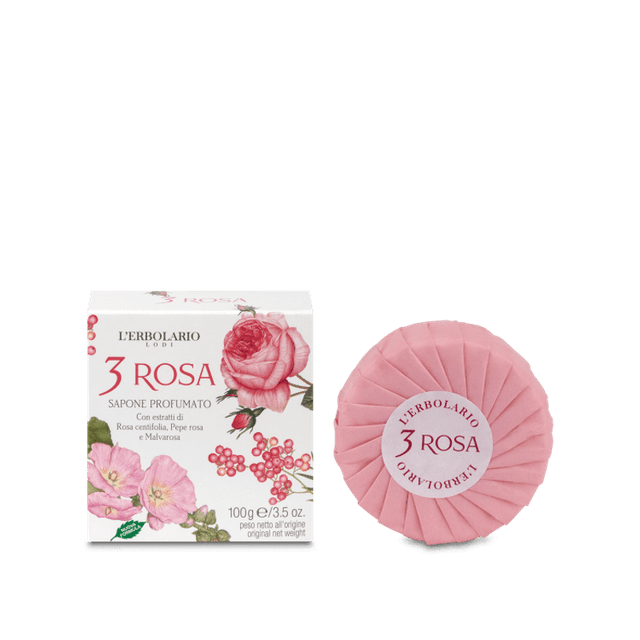L'Erbolario Tre Rose Jabón – 100 g