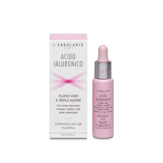 L'Erbolario Fluido Ácido Hialurónico Triple Acción – 30 ml