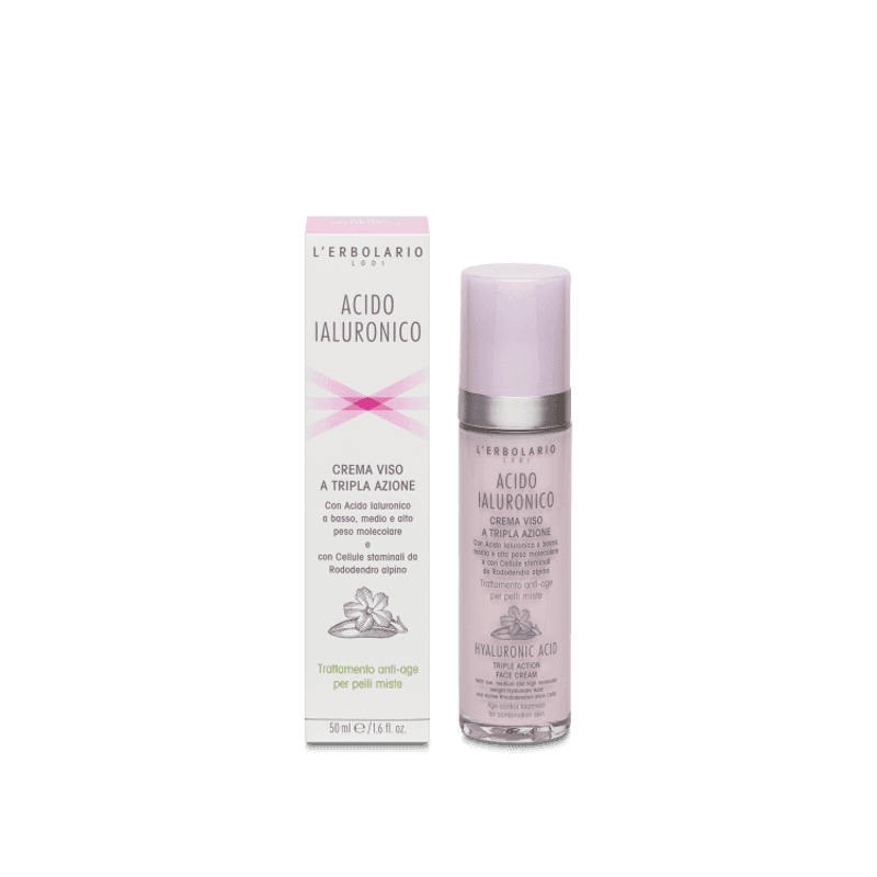 L'Erbolario Crema de Ojos Ácido Hialurónico – Piel Mixta