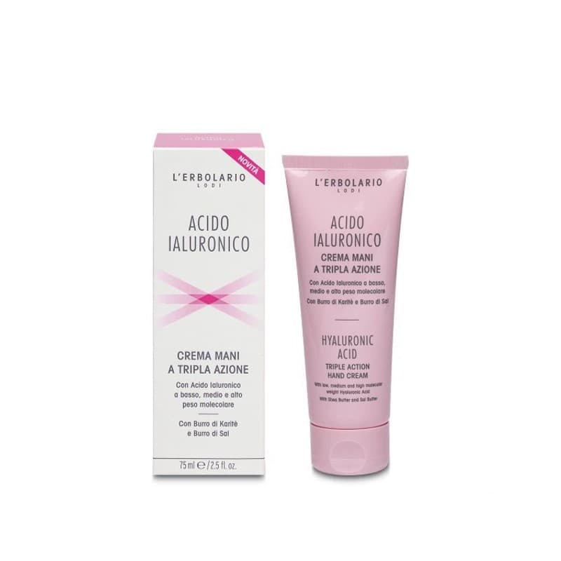 L'Erbolario Ácido Hialurónico Crema de Manos Triplex