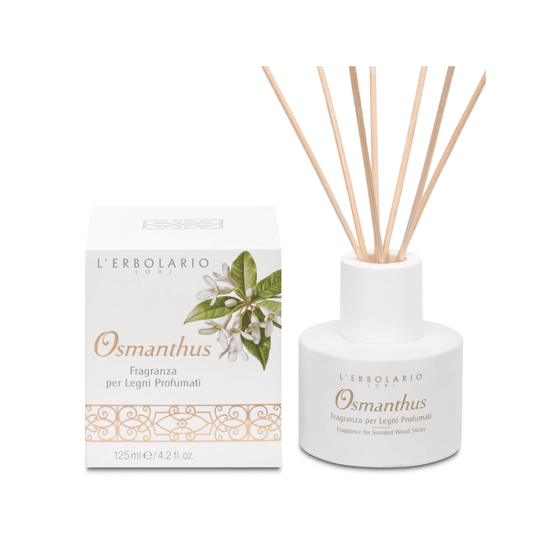 L'Erbolario Osmanthus Fragranza Legni – ambientador para varillas 125 ml