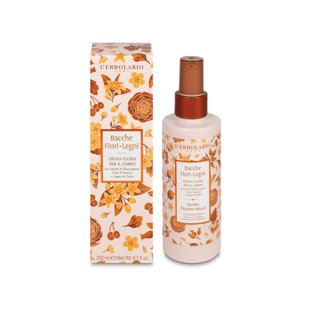 L'Erbolario Bacche Fiori Legni Crema Fluida – Crema corporal