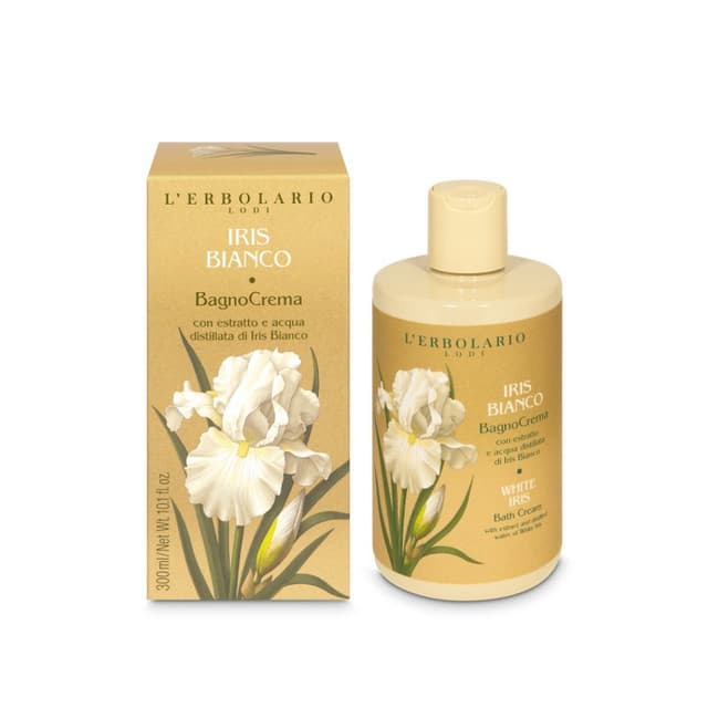 L'Erbolario Iris Bianco Crema de Baño – 300 ml