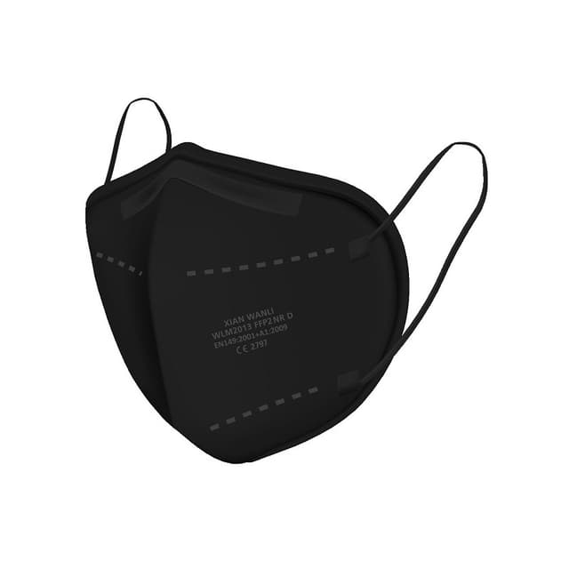 INNOL Mascarilla FFP2 Negra – Pack de 10 unidades