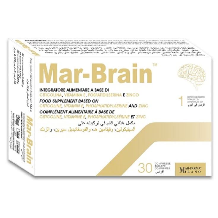 Mar-Brain Citicolina 144 mg + Zinc – 30 comprimidos
