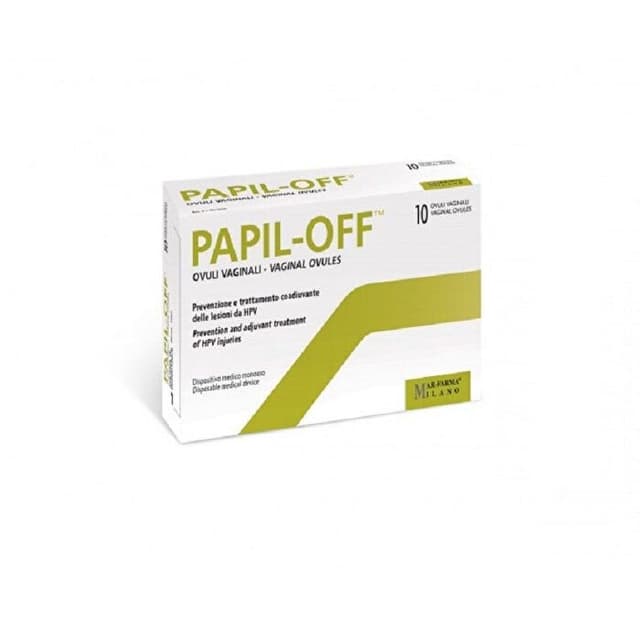 Papil-Off Óvulos vaginales – 10 unidades
