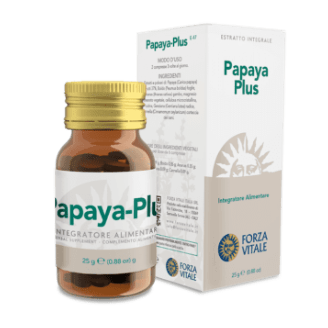 Papaya Plus – Comprimidos, 25 g