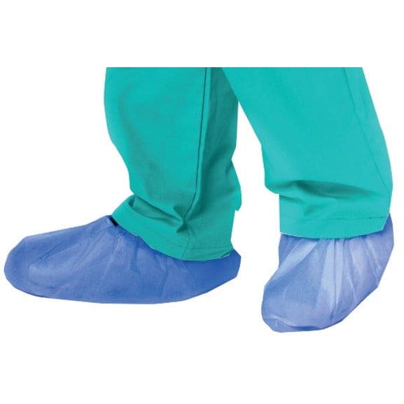 Cubrezapatos azul con elástico – 100 unidades DPI