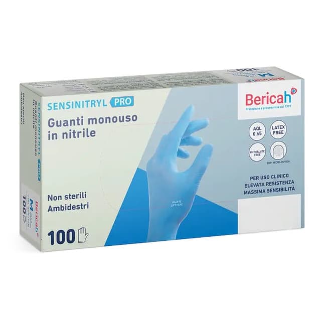 Sensinit Pro Guantes de Nitrilo – 100 unidades, talla S