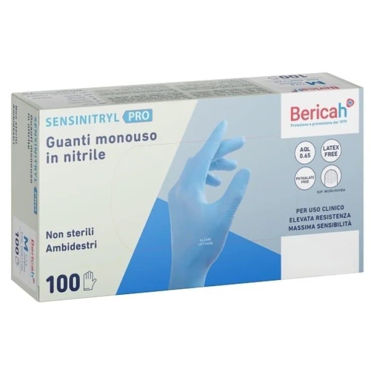 Sensinit Guantes de Nitrilo – 100 unidades, talla XL