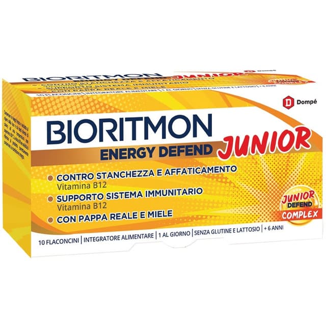 Vitamina B12 – 10 ampollas | Bioritmon Energy Defend Junior