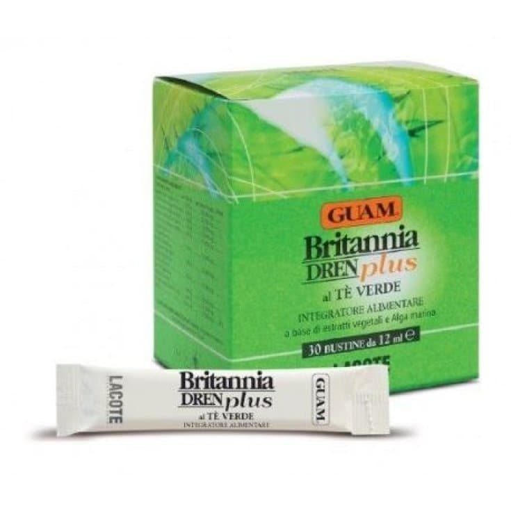 Guam Britannia Dren Plus – Complemento alimenticio con té verde