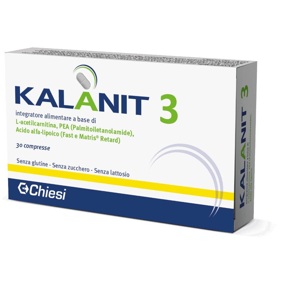 L-Carnitina 500 mg + Palmitoiletanolamida (PEA) – 30 comprimidos | Kalanit 3