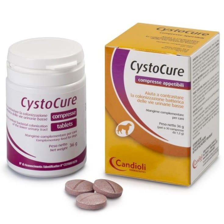 Cystocure Forte – 30 comprimidos, complemento alimenticio para perros y gatos