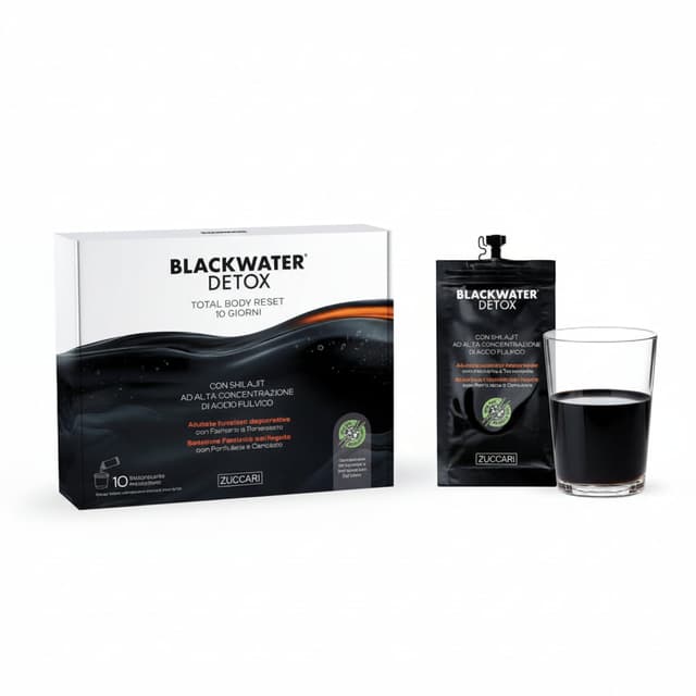 Black Water Detox – 10 sobres de 20 ml
