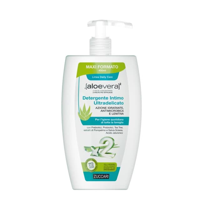 ALOEVERA2 Loción Limpiadora Íntima Ultra Delicate – 400 ml