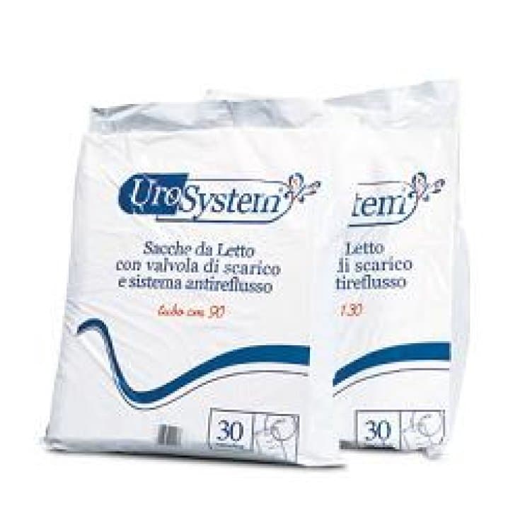 Urosystem Bolsa de Cama 130 ml con Tubo – pack de 30 unidades