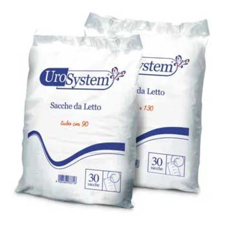 Urosystem Bolsa de Cama con Tubo de 90 cm – pack de 30 unidades