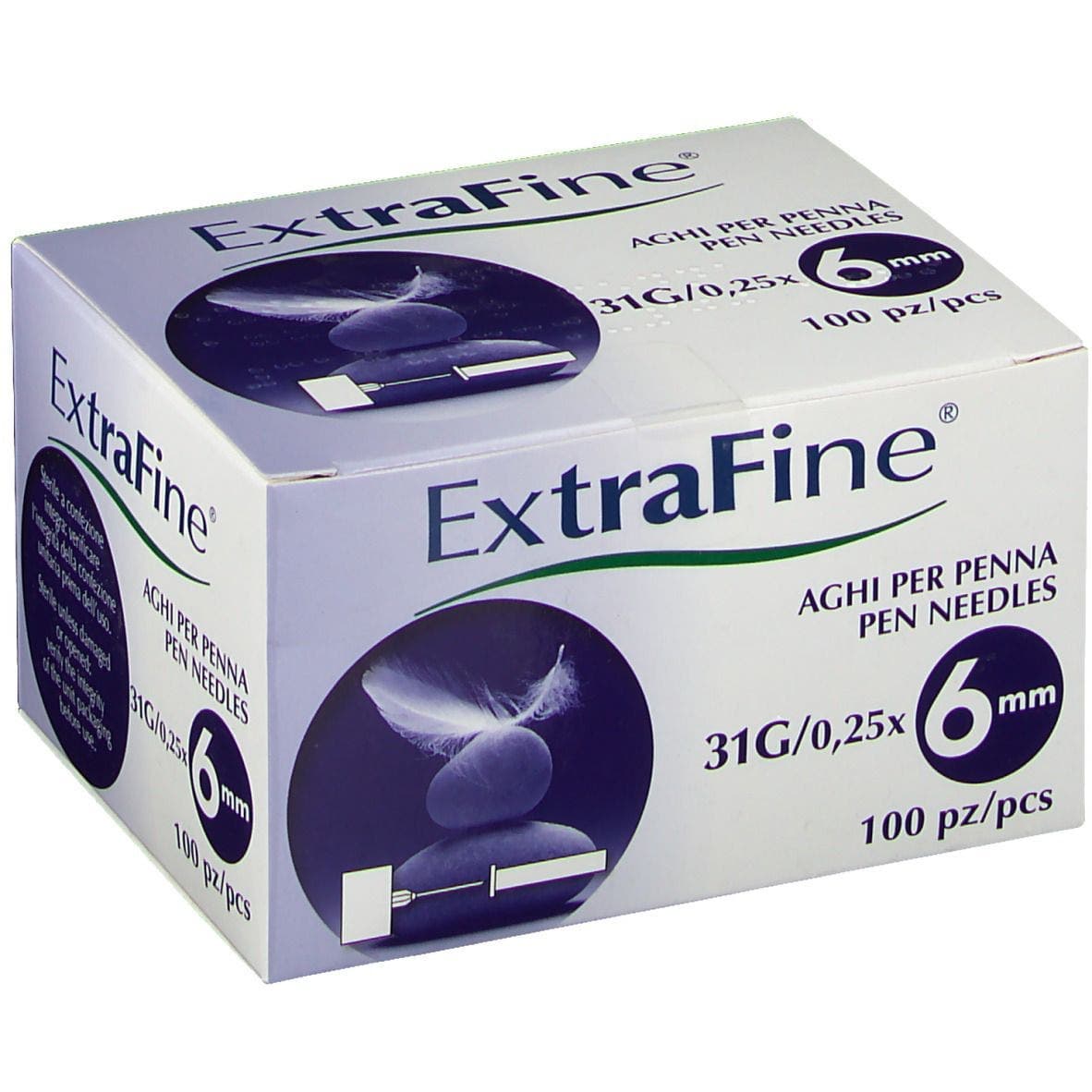 Agujas Extrafinas para Pluma G31 6mm – 100 unidades
