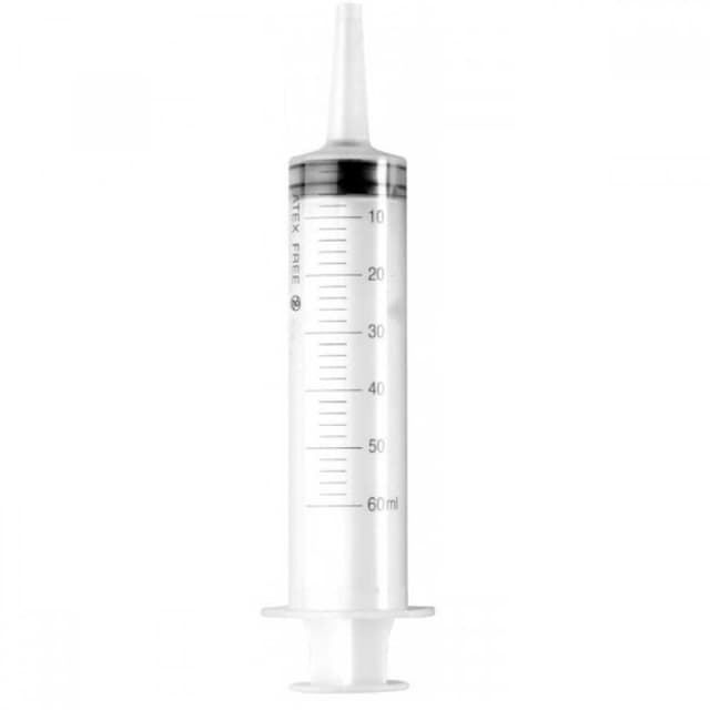 Jeringa 50/60 ml para catéter sin aguja – 1 unidad