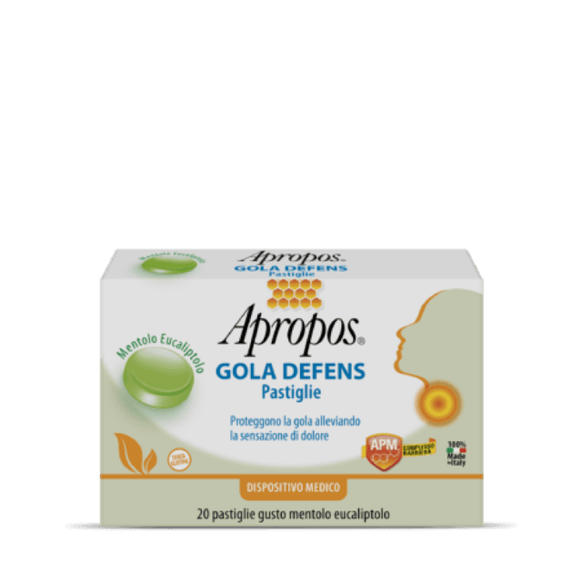 Apropos Garganta D Pro Pastillas para chupar sabor menta – 20 unidades