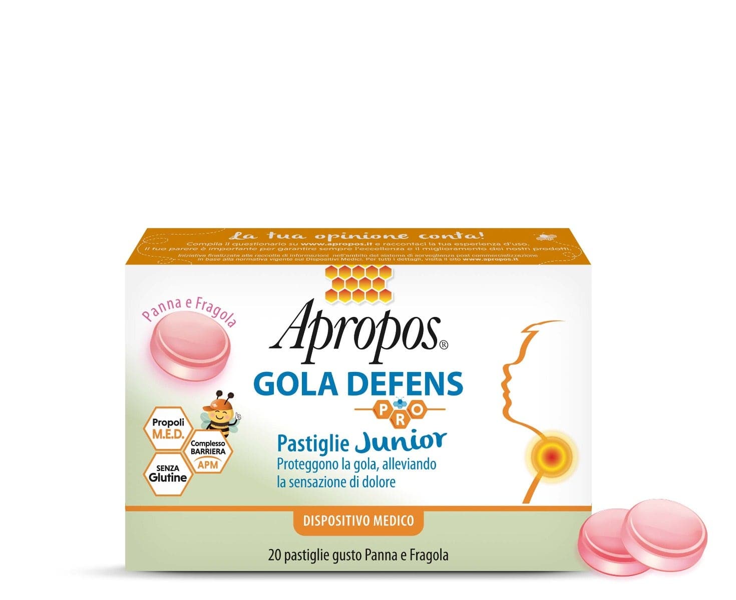 Apropos Garganta D Pro Pastillas para chupar – 20 unidades