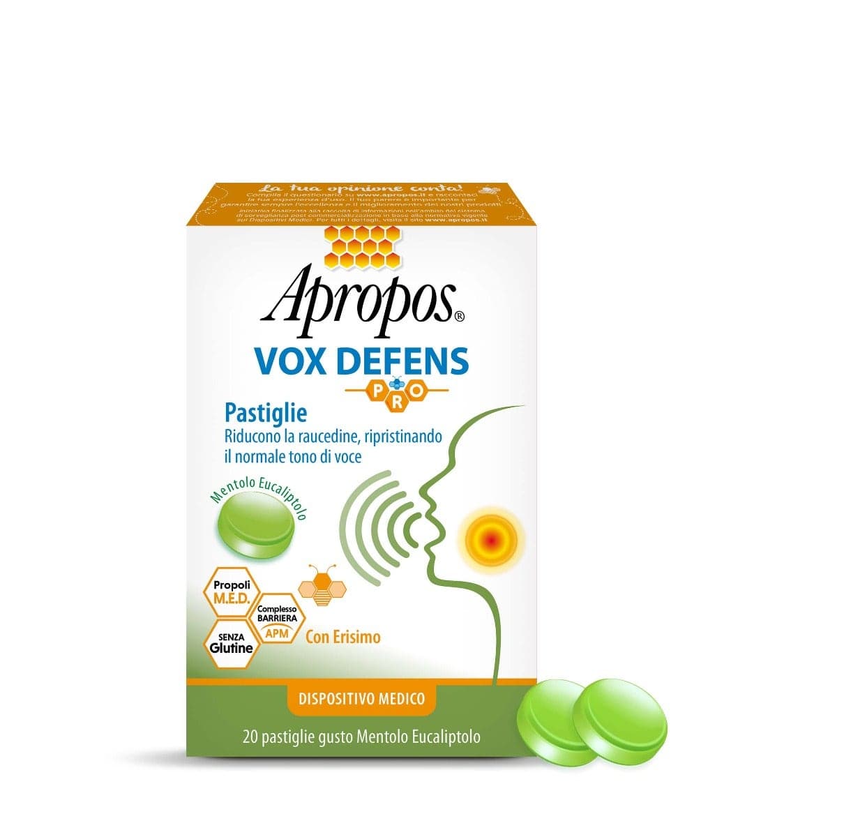 Apropos Vox Def Pro Mentol-Eucalipto – 20 unidades